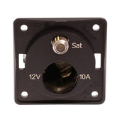 Berker 12V Cigar Socket / Satellite Point (21229A) - 17782